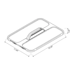 Click In Place Large Lid With Handle For Plastic Storage Bins For Home And Office Organization White - Brightroom™ -Brightroom Outlet Store GUEST c9443ed5 6f7f 4be8 b7cb e59579cbf6ab