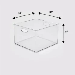 12" X 12" X 8" All Purpose Storage Bin - Brightroom™ -Brightroom Outlet Store GUEST ca7b3513 2876 4b3c bb46 fdf71d2169ef