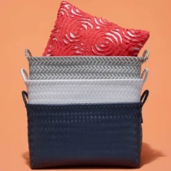 Large Woven Rectangular Storage Basket Gray/White - Brightroom™ 7 Large Woven Rectangular Storage Basket Gray/White - Brightroom™ -Brightroom Outlet Store GUEST cd215ef1 5d21 4785 af9a 62ce1c37baa7