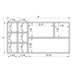 Bathroom Plastic 9 Slot Mixed Cosmetic Organizer Clear - Brightroom™: Makeup & Vanity Organizer Tray For Bathroom Countertop -Brightroom Outlet Store GUEST ce22836d 74cb 4ebd 9775 ea32f97e5e94