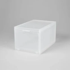 Small Stackable Bins Front Opening Clear Plastic - Brightroom™ -Brightroom Outlet Store GUEST d14984ec d883 4043 91a2 cad190d9ba3c