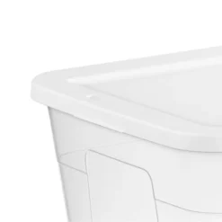 56qt Clear Non-Latching Storage Box With White Lid - Brightroom™ -Brightroom Outlet Store GUEST f7f3cdc5 96e4 4e69 adb0 5b41364d564f