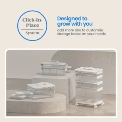 3pk Click In Place 30oz Insert Storage Containers White And Clear - Brightroom™ -Brightroom Outlet Store GUEST fe4d0c1a d277 4d0f 9aeb d56a138d35f6