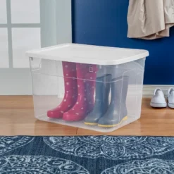 70qt Clear Storage Box With White Lid - Brightroom™ 10 70qt Clear Storage Box With White Lid - Brightroom™ -Brightroom Outlet Store GUEST ffb54947 63f4 4e3a 87d5 725e3277fd23